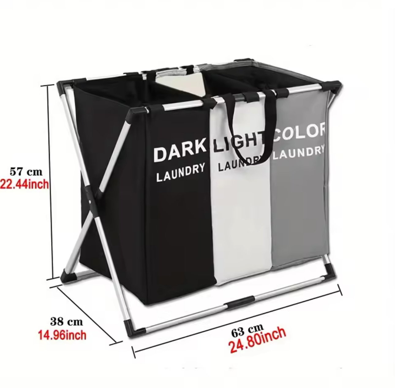 Miniatura 6 de CESTA CLASIFICADOR ROPA LAVANDERIA 3 COM