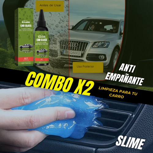 Combo x2 limpieza para carro