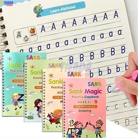 CUADERNOS PRACTICA DE CALIGRAFIA MAGIC