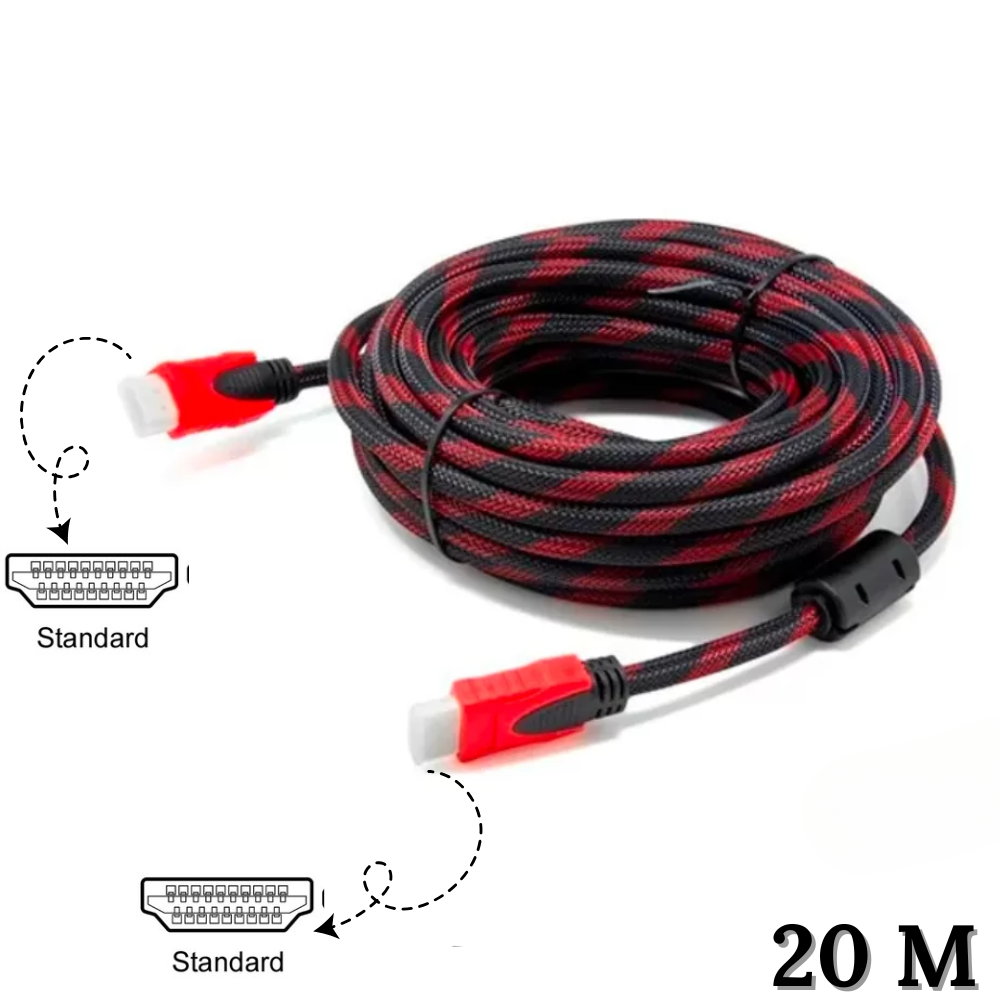 Cable Hdmi A Hdmi 20 Metros Doble Filtro