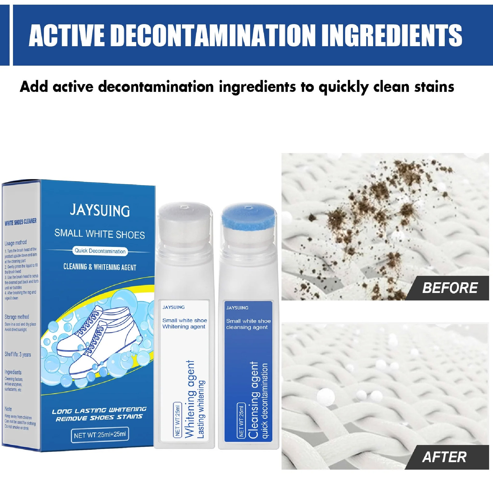 Miniatura 6 de Kit Limpieza Y Blanqueador Para Zapatos