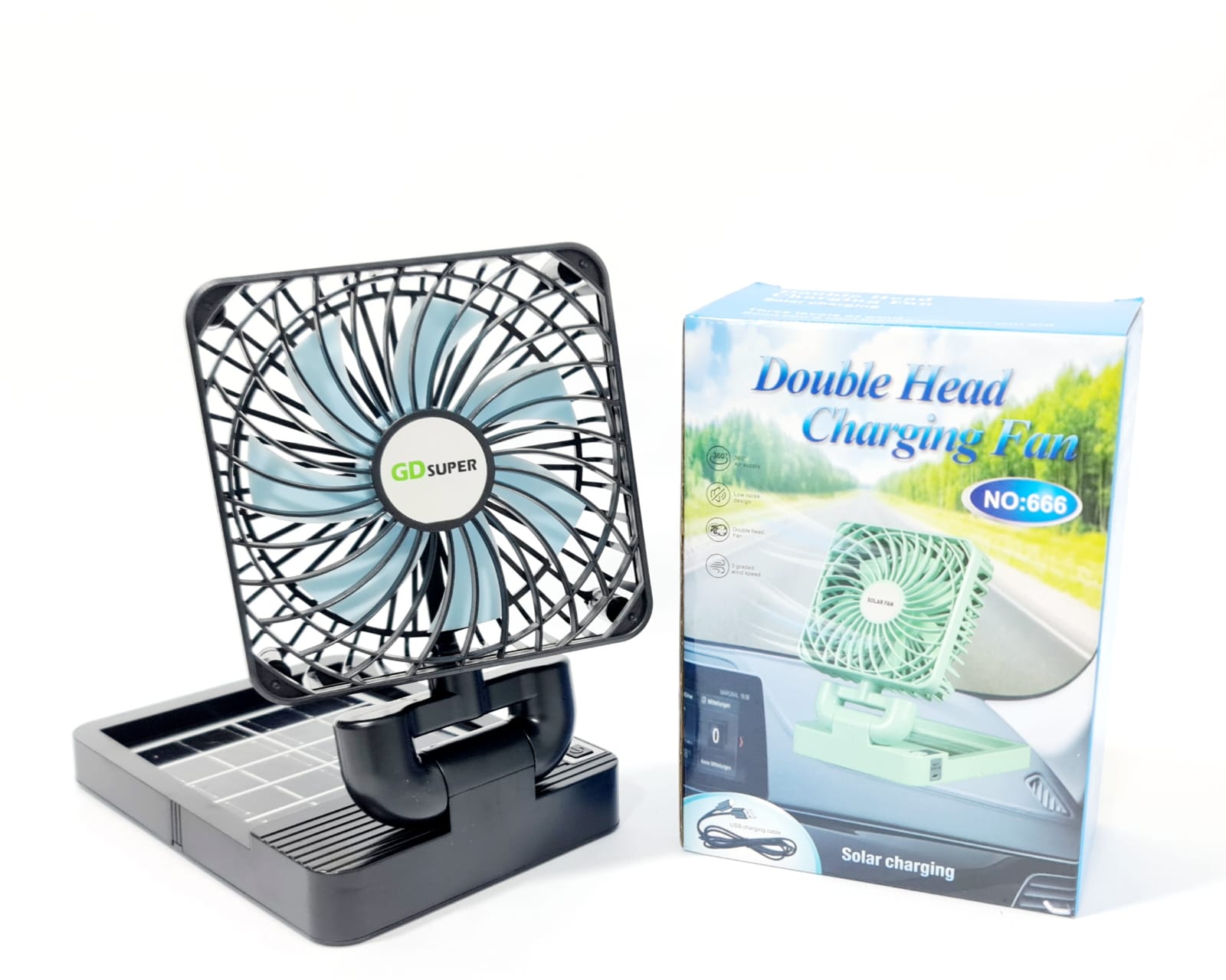 VENTILADOR CON PANEL SOLAR