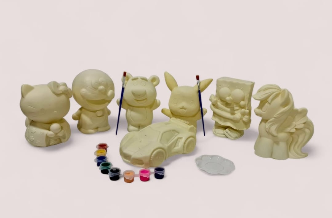 KIT ALCANCIA PARA PINTAR DISEÑO DE ALCANCIA CREATIVA