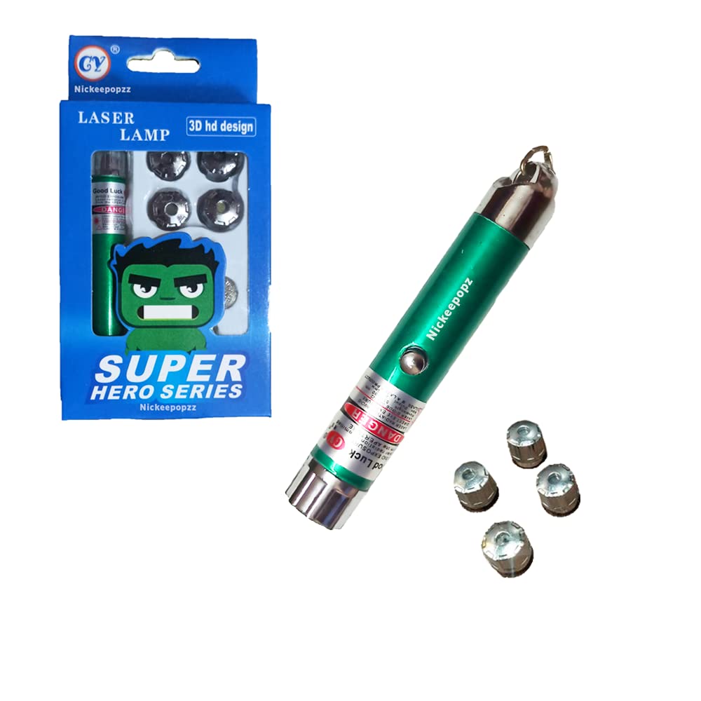 Laser Apuntador De Super Heroes Verde