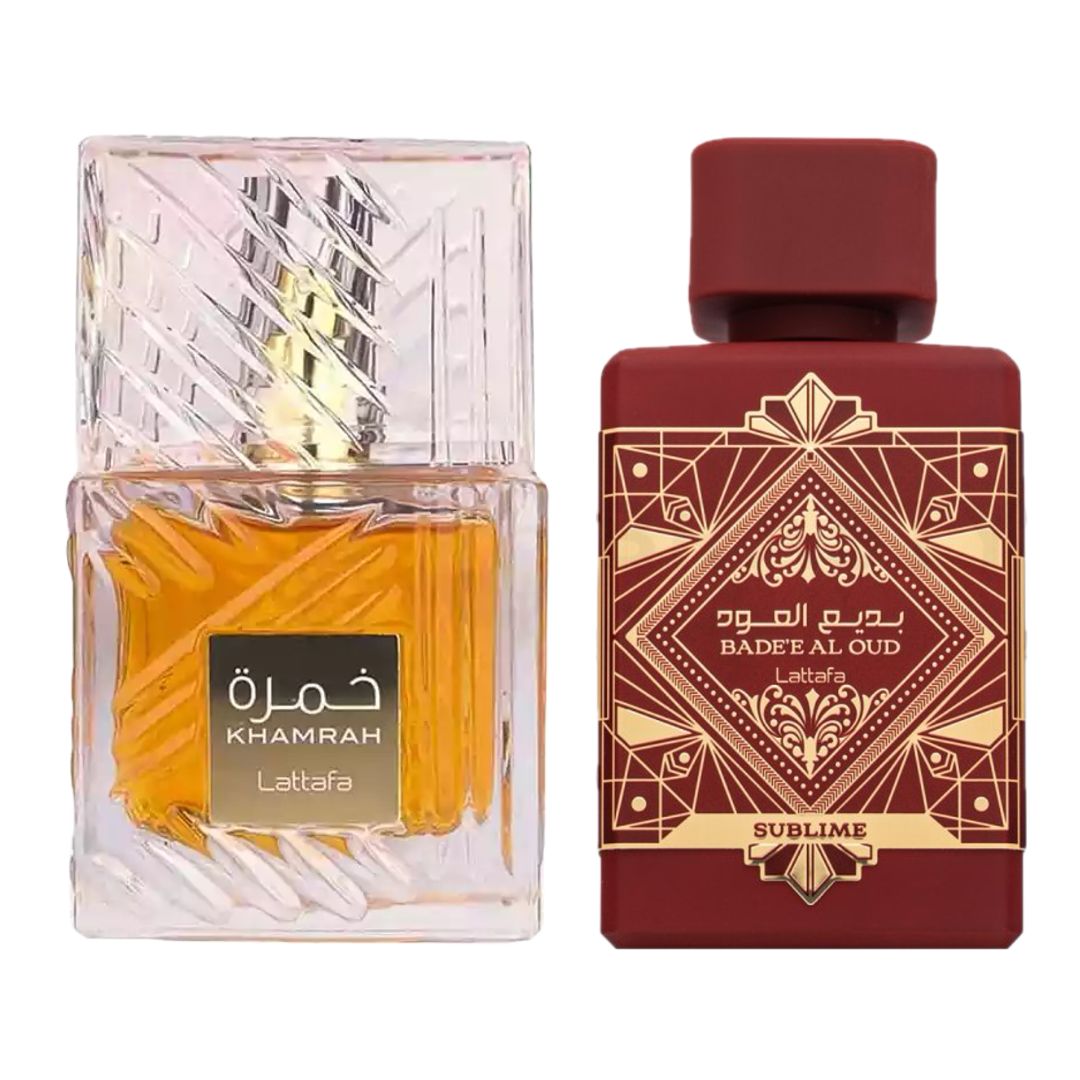 PERFUMES LATAFFA SUBLIME+KHAMRAH