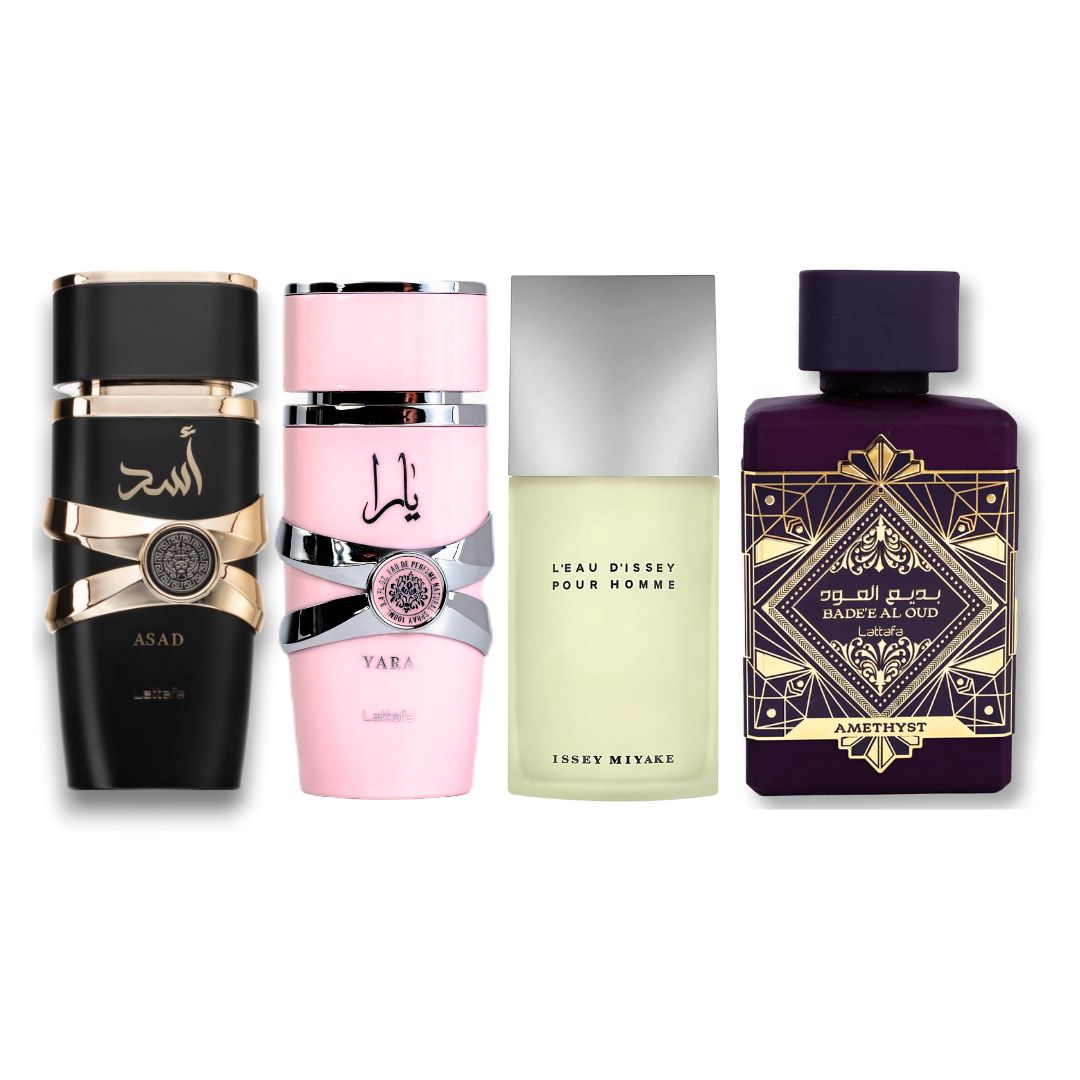 ASAD+YARA+AMETHYSTA+ISSEY MEN PERFUMES