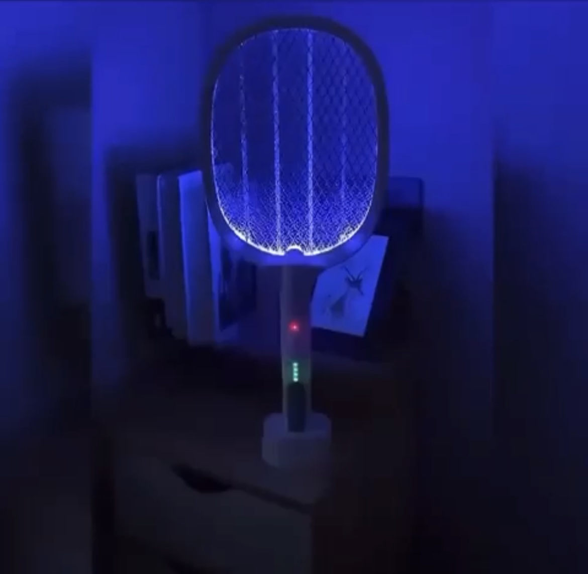 Raqueta Eléctrica Anti-mosquitos 2 En 1
