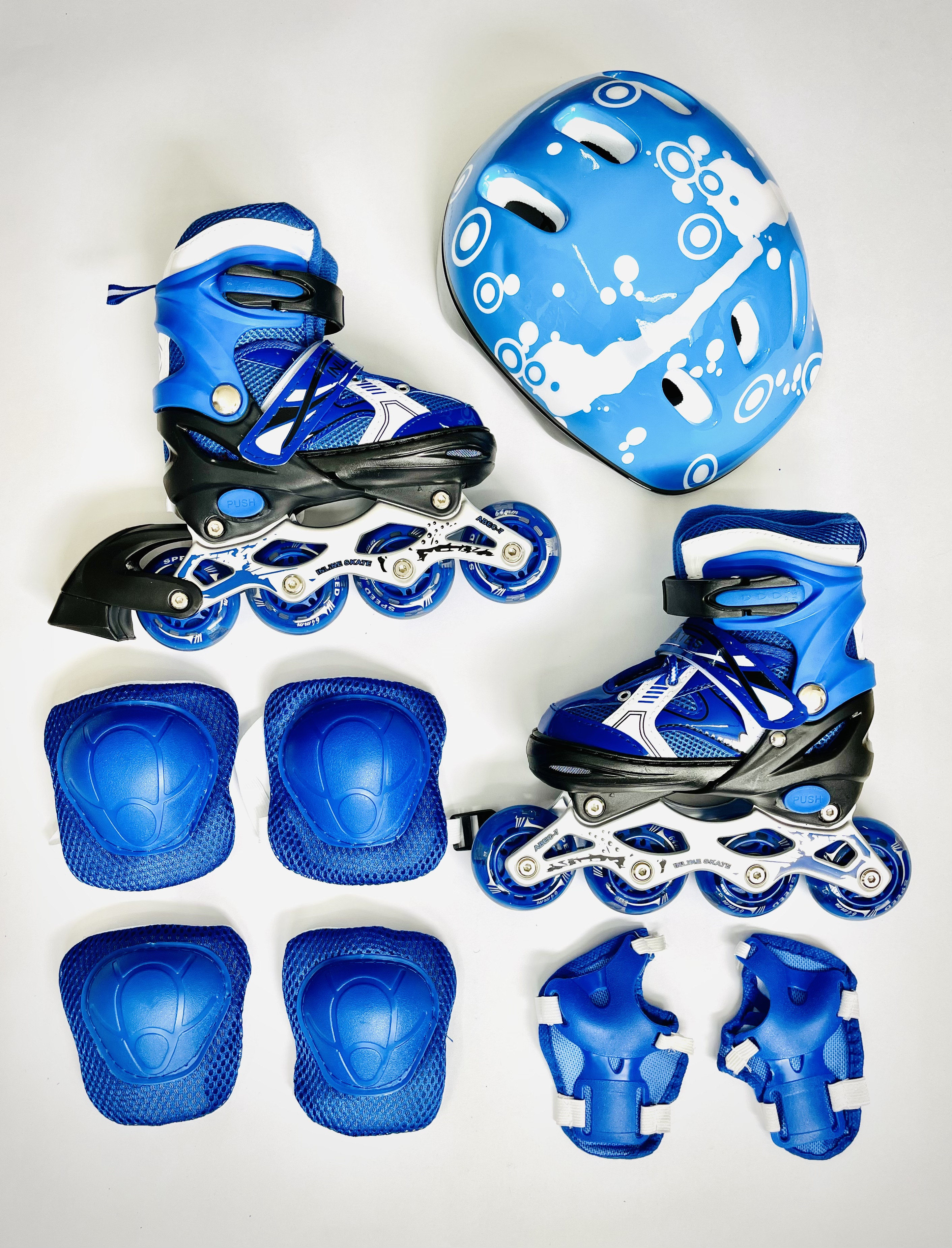 PATIN RECREATIVO KIT AZUL T:31-34/35-38