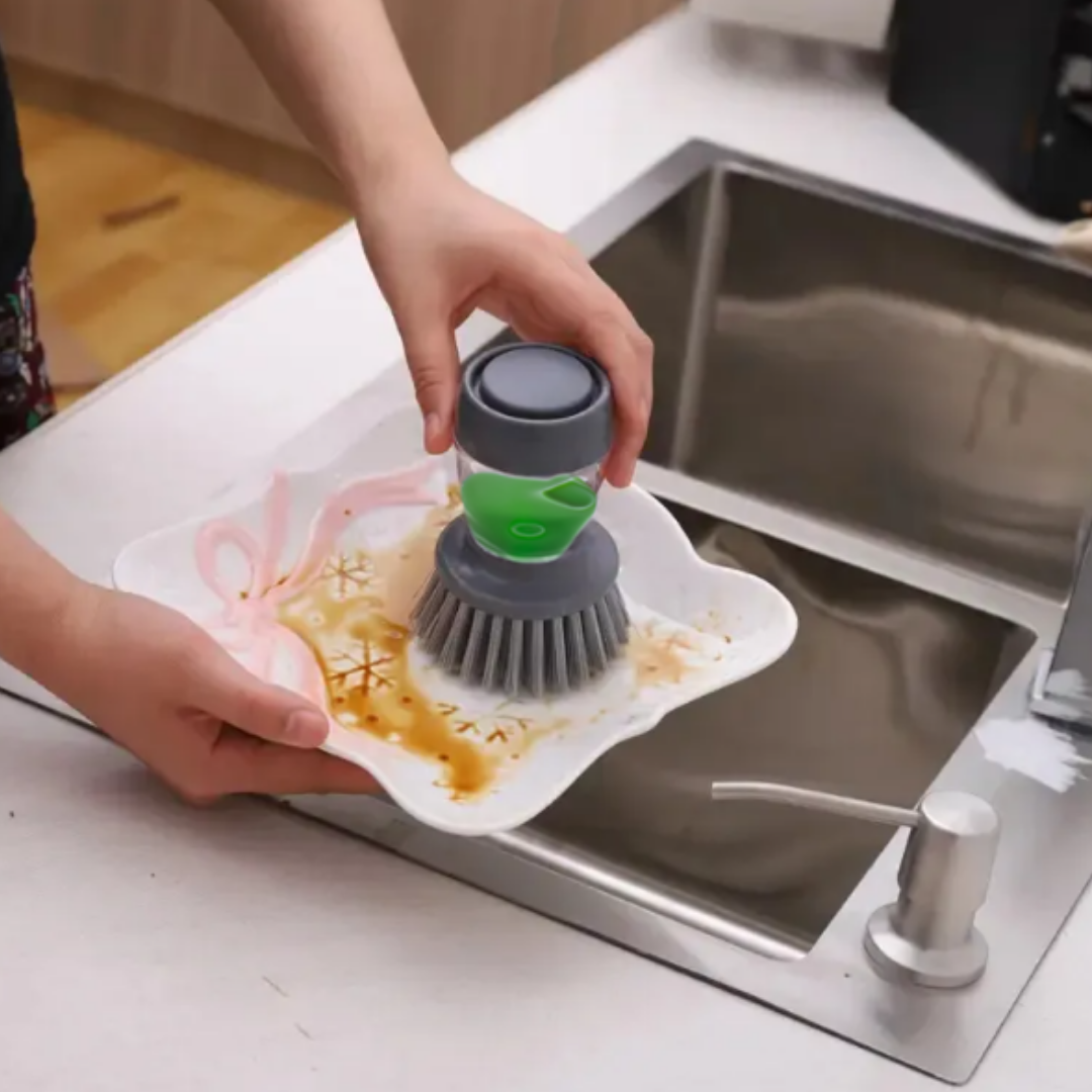 Miniatura 2 de Set Esponja y Cepillo Dispensador