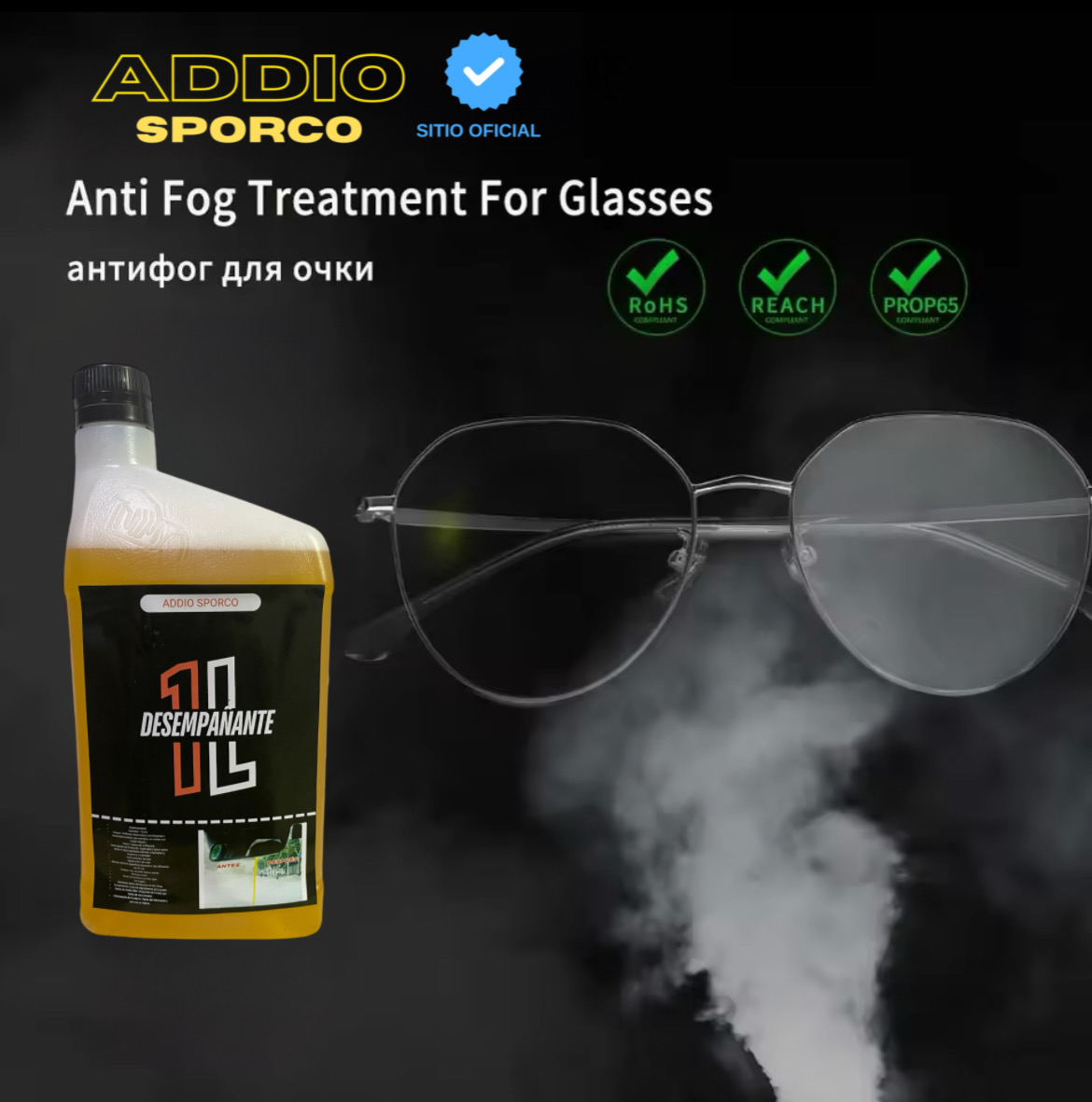 Miniatura 5 de Antiempañante Addio 1 litro