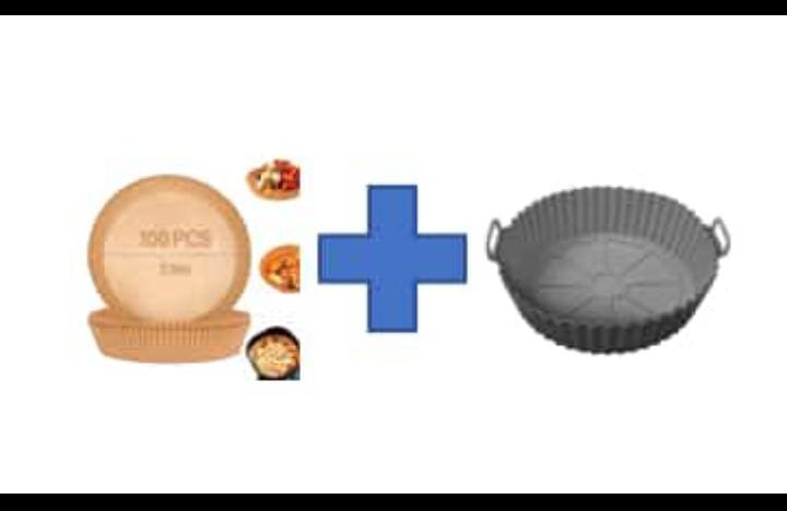 Miniatura 2 de Molde combo Air Fryer Papel+silicona