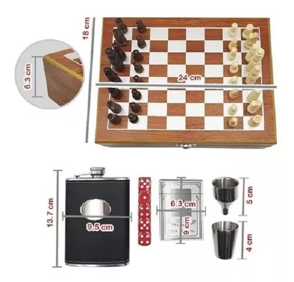 Miniatura 2 de Licorera Whiskera Juego De Ajedrez