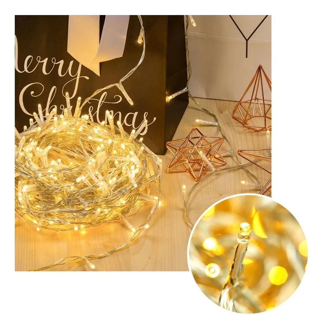 Luces navideñas 20 Metros CÁLIDAS