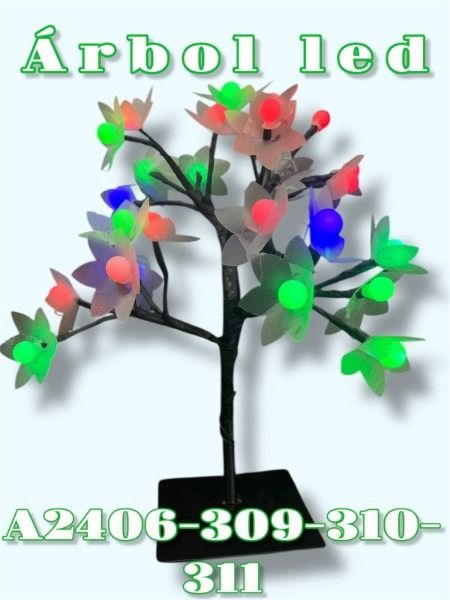 ARBOL FLORAL DECORATIVA LED -309