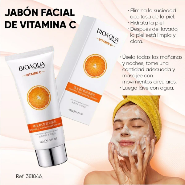 Miniatura 8 de JABON FACIAL ANTIOXIDANTE VIT C BIOAQUA