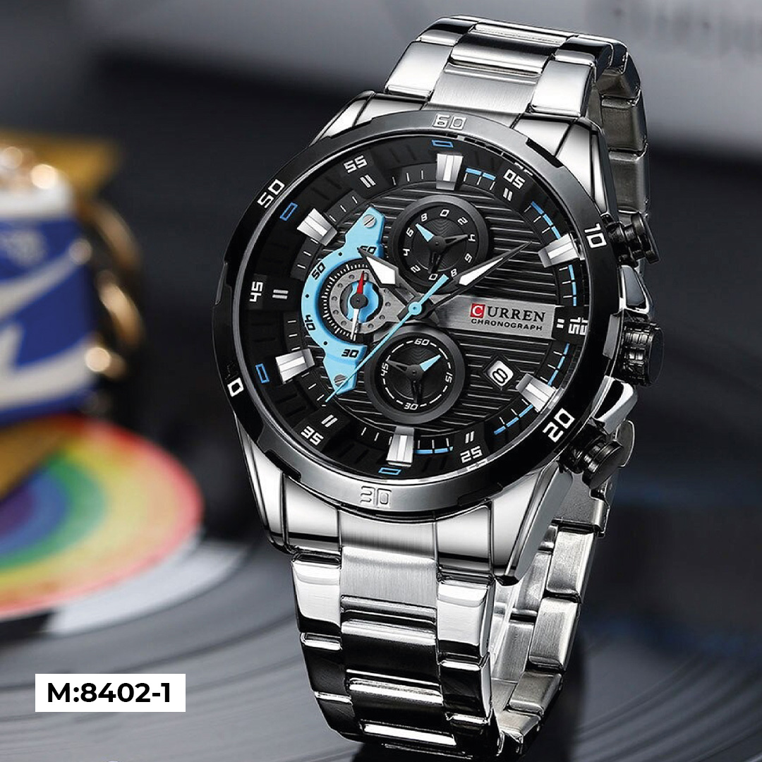 M:8402-1 RELOJ CURREN METÁLICO CRONOGRAF