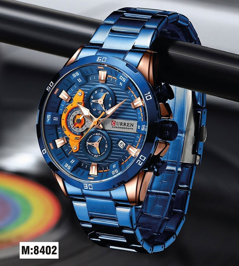 M:8402 RELOJ CURREN METÁLICO CRONOGRAF