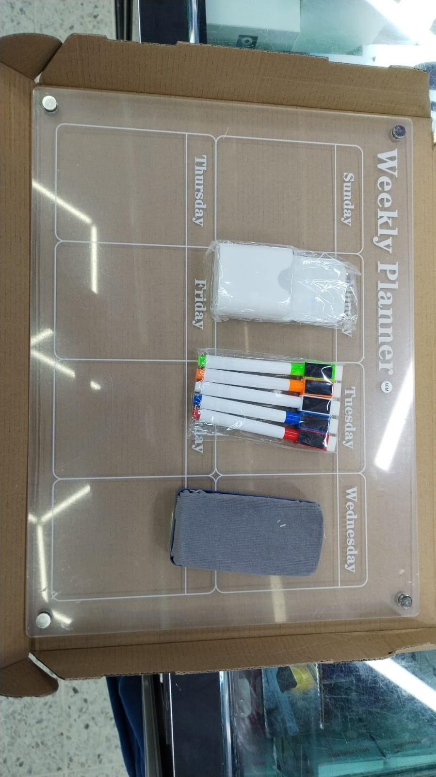 TABLERO ACRILICO MAGNETICO NEVERA