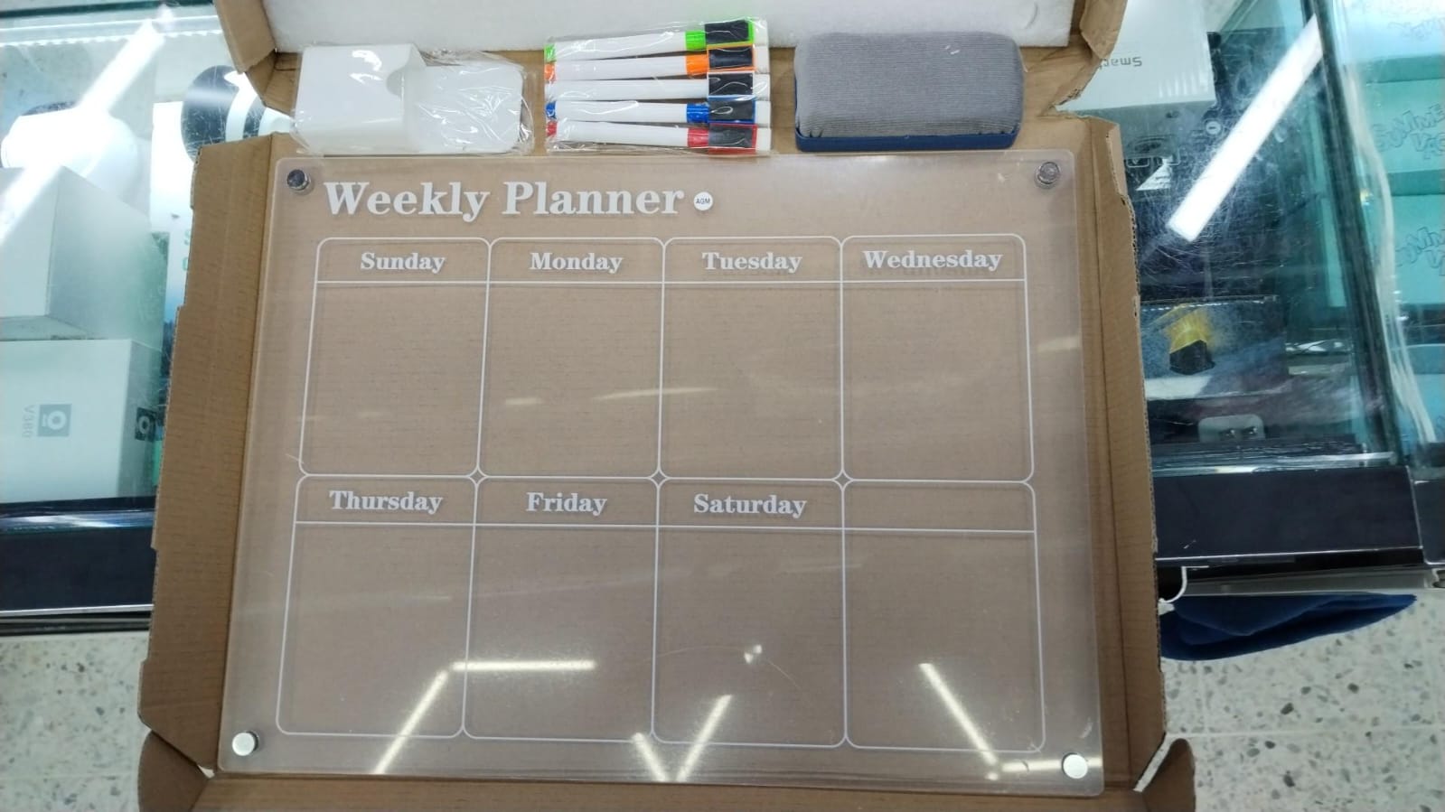 Miniatura 2 de TABLERO ACRILICO MAGNETICO NEVERA