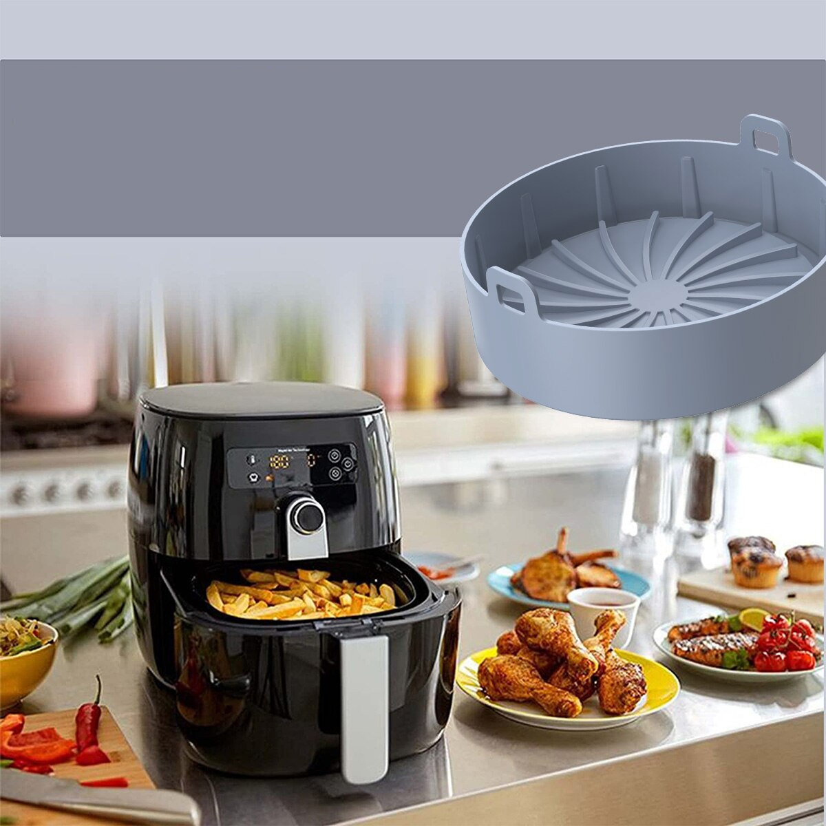 Miniatura 2 de Base 16cm air fryer silicona  FK22B-200