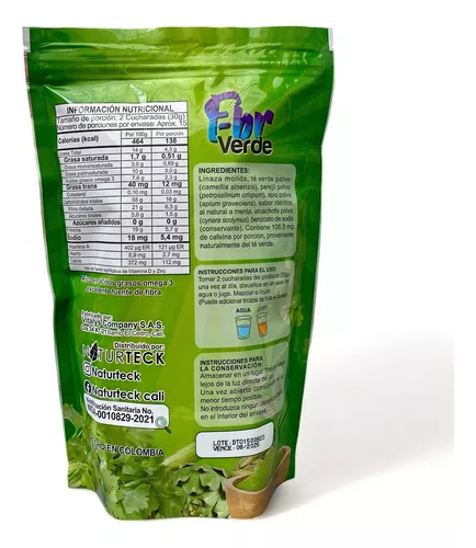 Batido a Base de Linaza y te verde