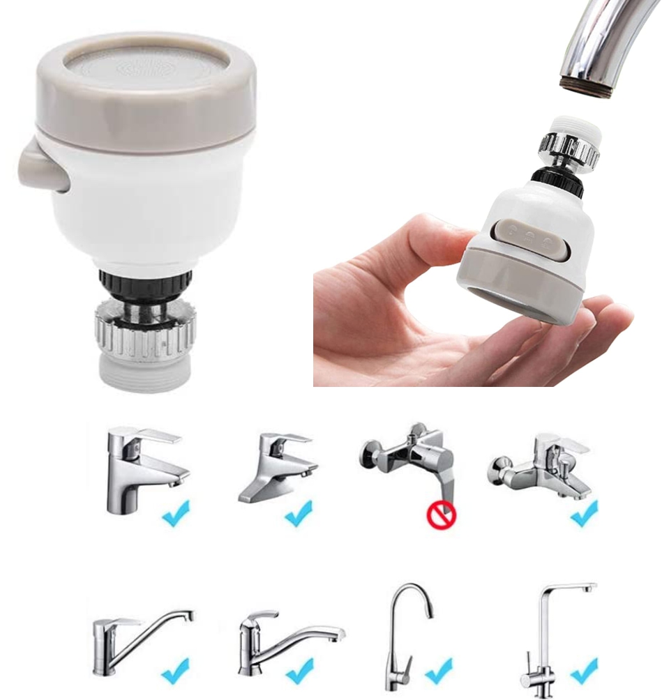 Miniatura 5 de Grifo Giratorio 360° 3Niveles Metalico