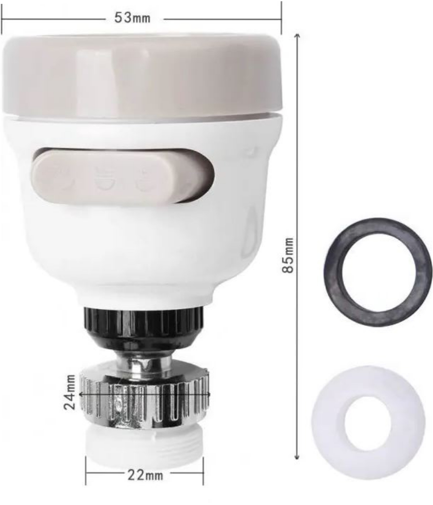 Miniatura 4 de Grifo Giratorio 360° 3Niveles Metalico