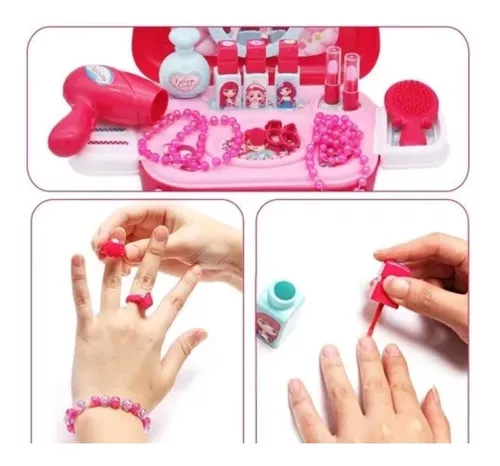Miniatura 4 de Set Tocador Portatil Para Niñas Maleta