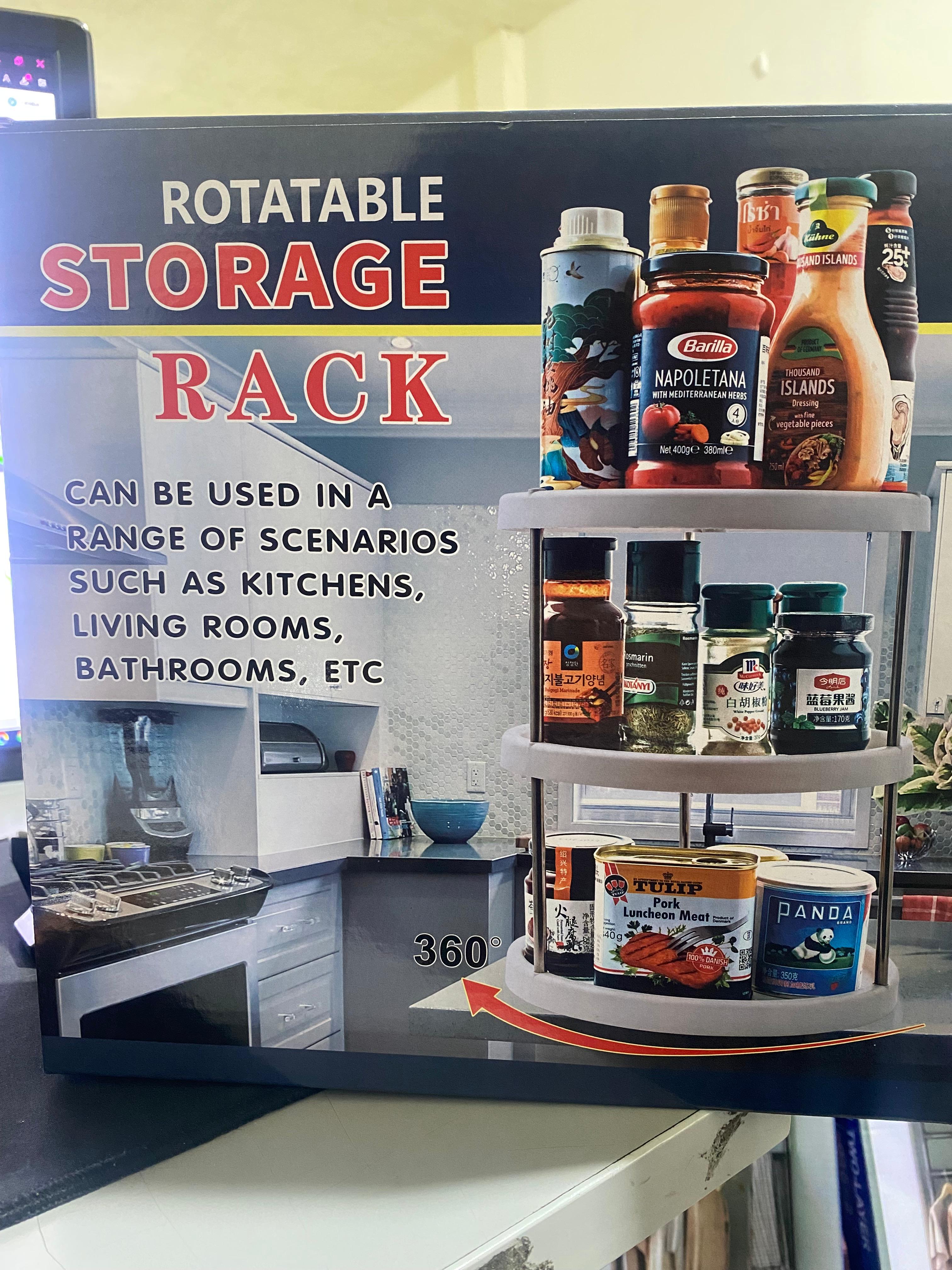 Estante Organizador 3 Niveles GIRATORIO