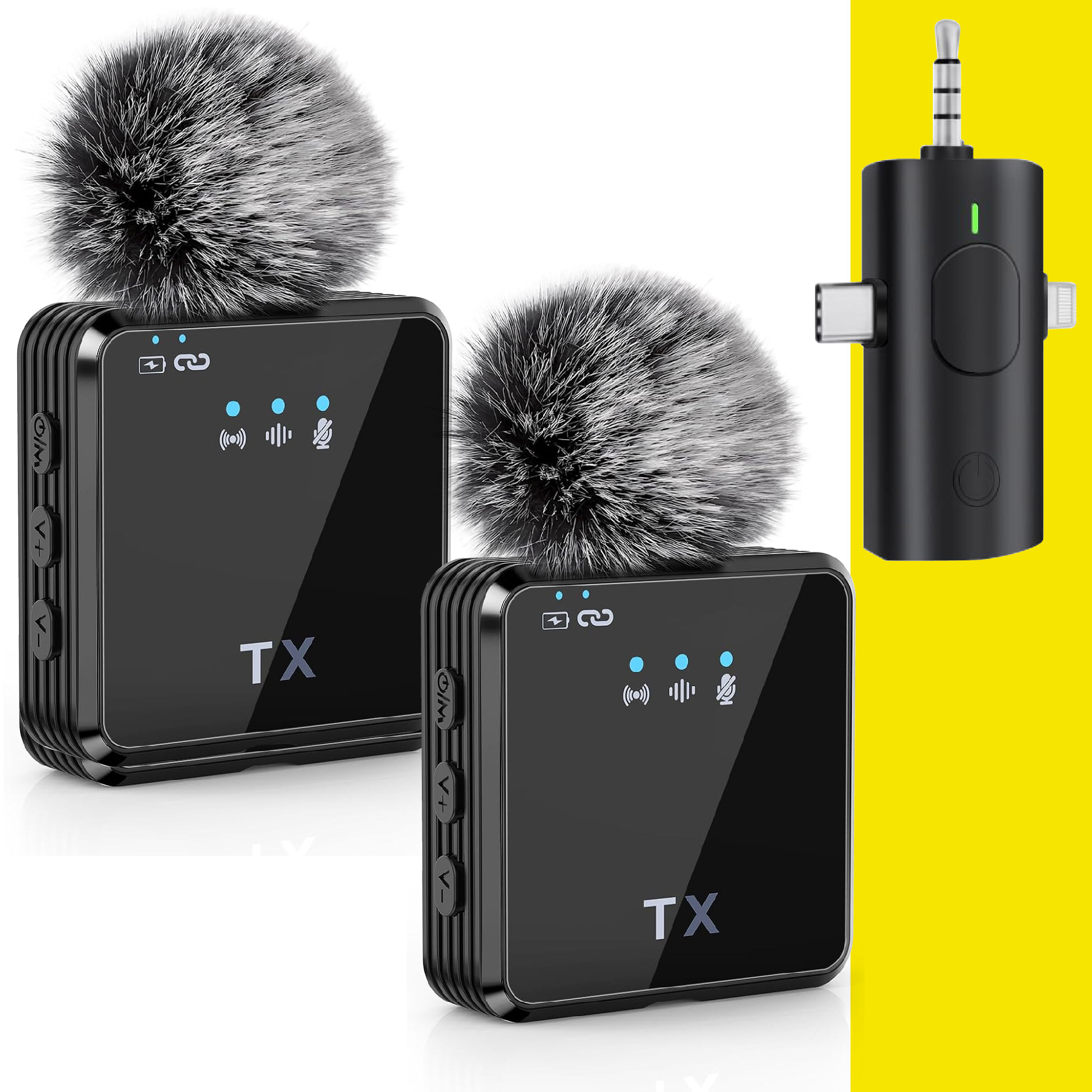 Miniatura 4 de Microfonos Solapa SF11-2 Inalambricos X2