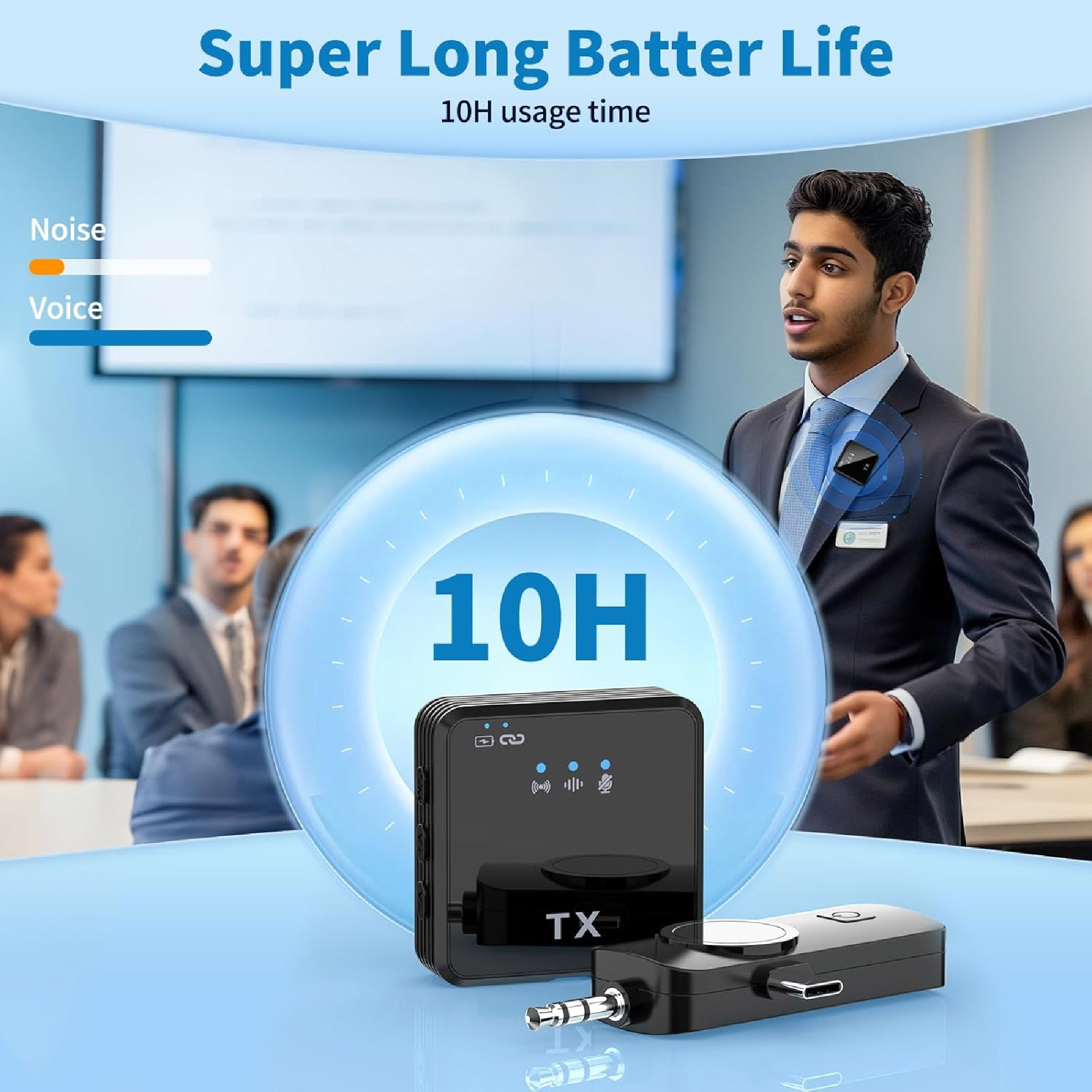 Miniatura 5 de Microfonos Solapa SF11-2 Inalambricos X2