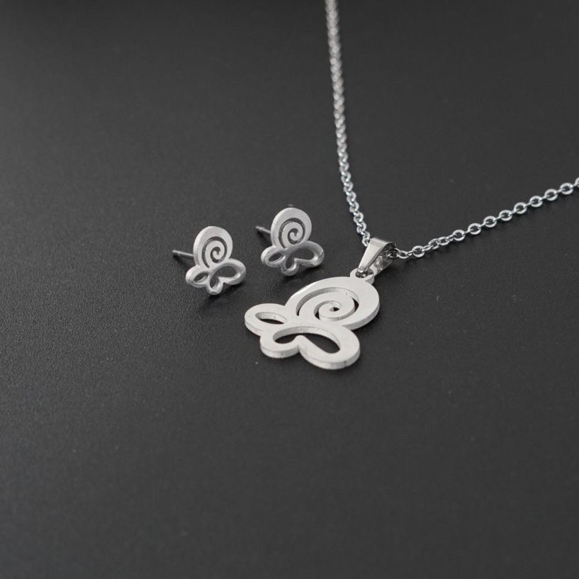 Miniatura 3 de JUEGUITO ECO MARIPOSA ESPIRAL PLATEADA