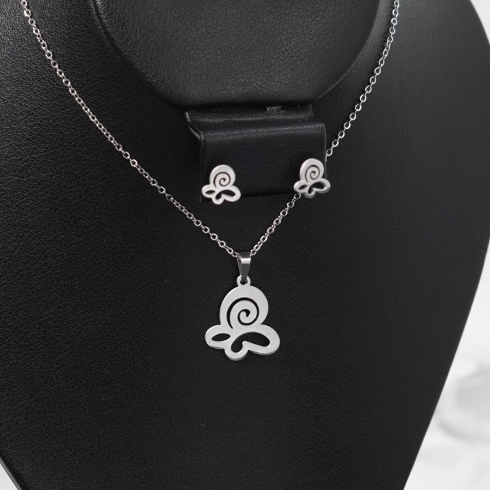 Miniatura 2 de JUEGUITO ECO MARIPOSA ESPIRAL PLATEADA