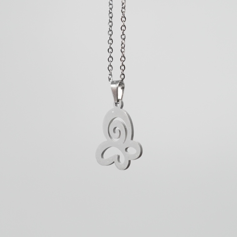 JUEGUITO ECO MARIPOSA ESPIRAL PLATEADA