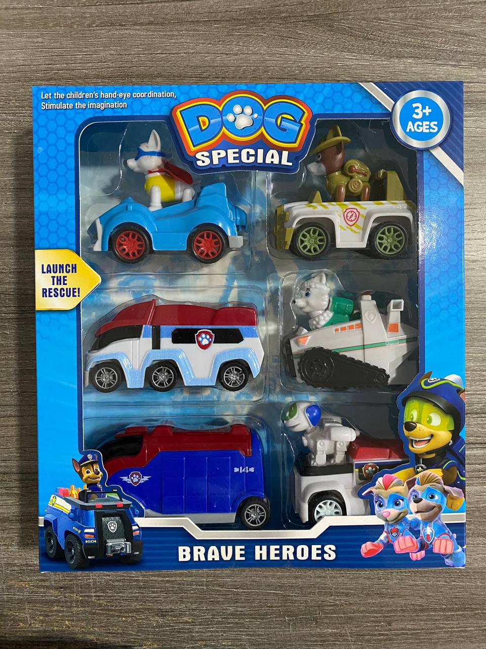 Miniatura 3 de Set Brave Heroes Paw Patrol x6