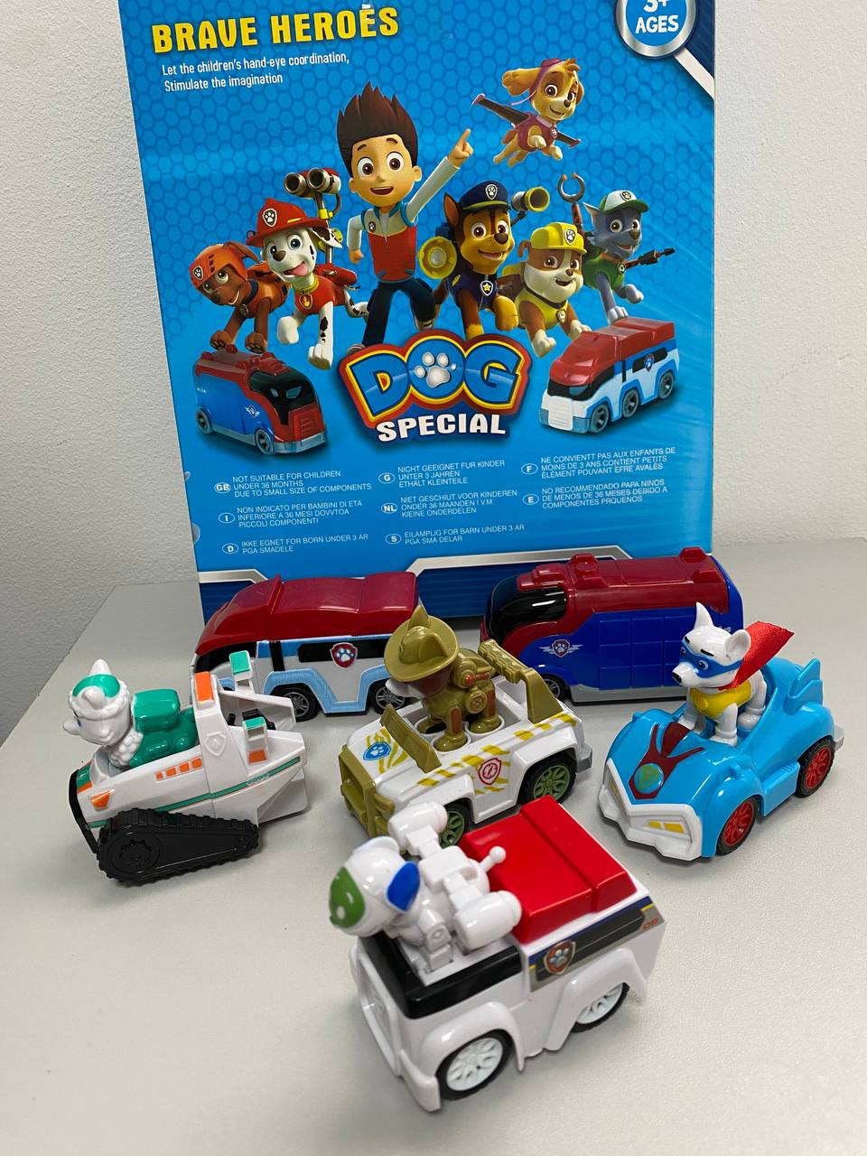 Set Brave Heroes Paw Patrol x6