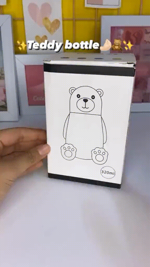 TERMO DE OSO EN VIDRIO 320 ml