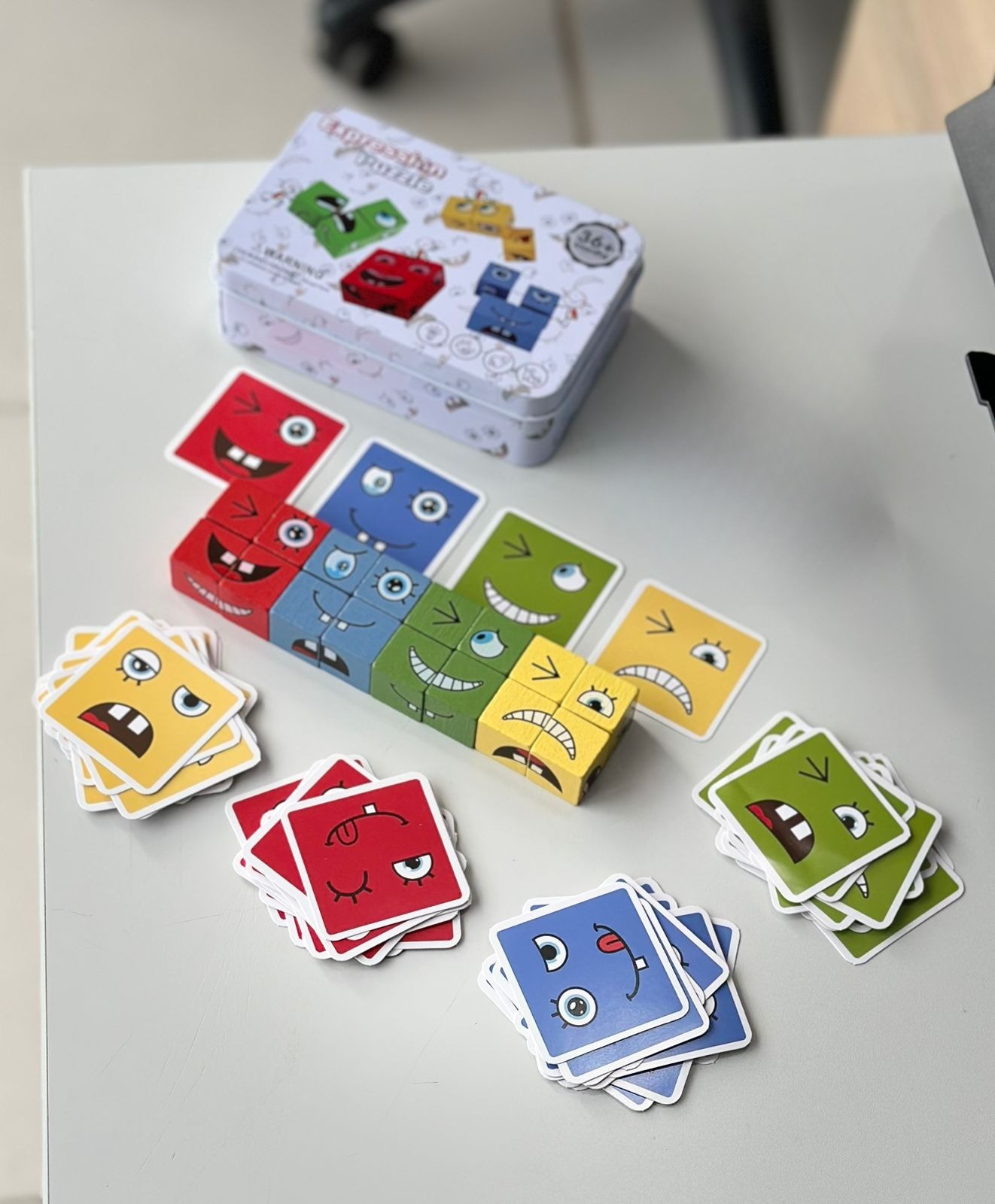 Miniatura 2 de Juego De Mesa Cambia Caras Montessori