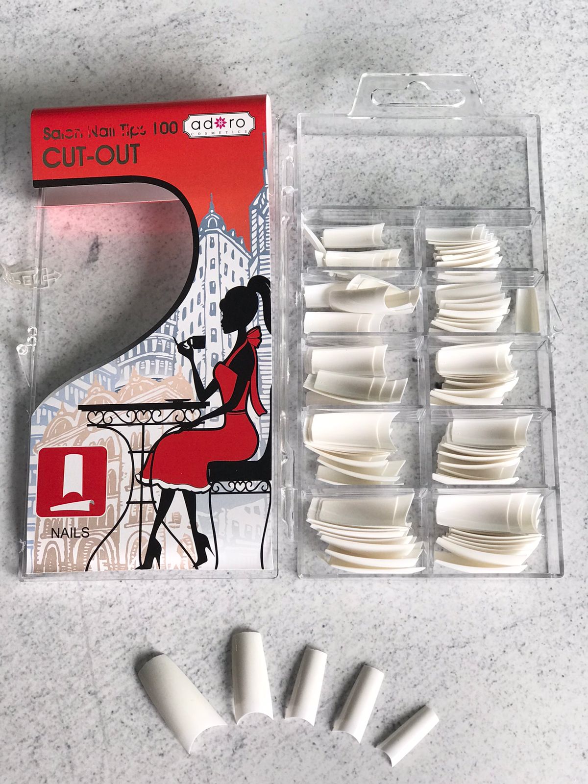 Uñas Press On Cut Out x100