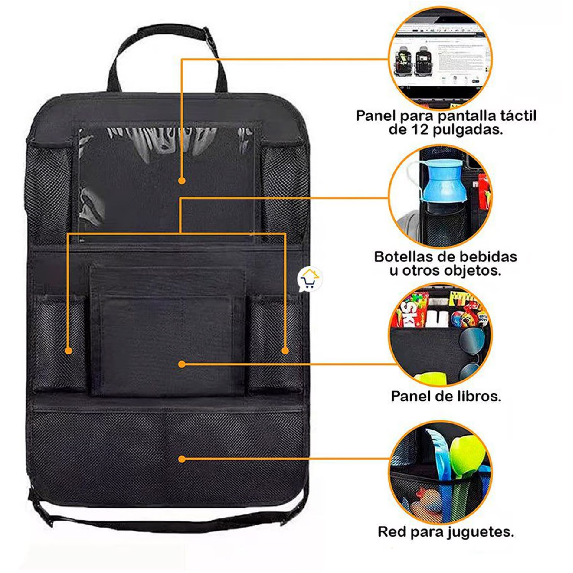 Miniatura 2 de Set X2 Organizadores Asiento De Carro