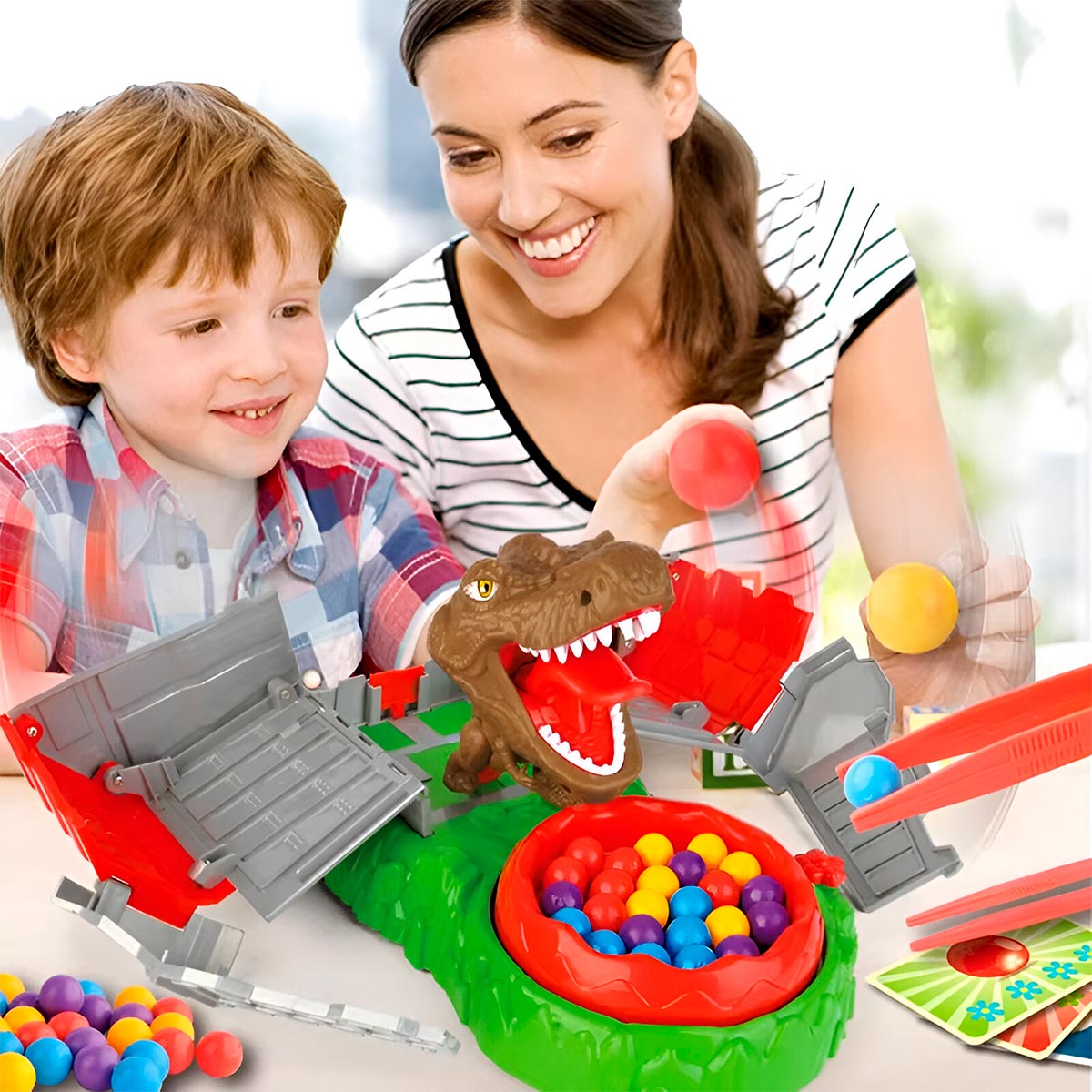 Miniatura 6 de Juego Precaucion Dinosaurio QY0020A