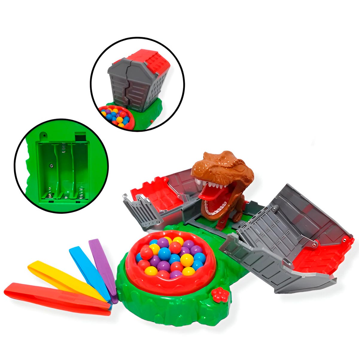 Miniatura 4 de Juego Precaucion Dinosaurio QY0020A