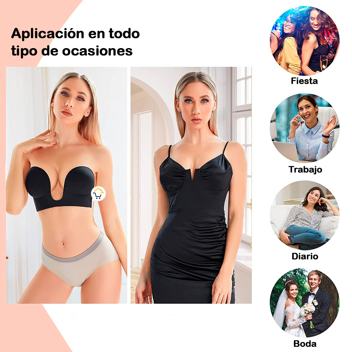 Sujetador Senos Invisible Adhesivo BN4
