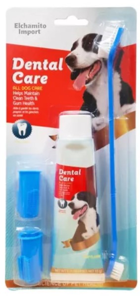 Set Higiene Dental Cepillo Para Perros 3