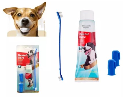 Set Higiene Dental Cepillo Para Perros 5
