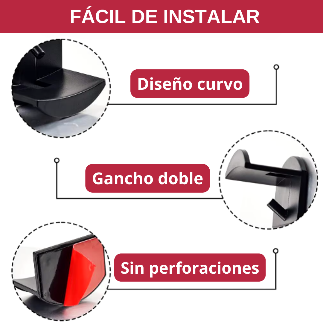 Miniatura 7 de Gancho De Gorras Y Accesorios x5 u