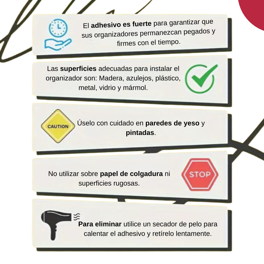 Miniatura 5 de Gancho De Gorras Y Accesorios x10 u