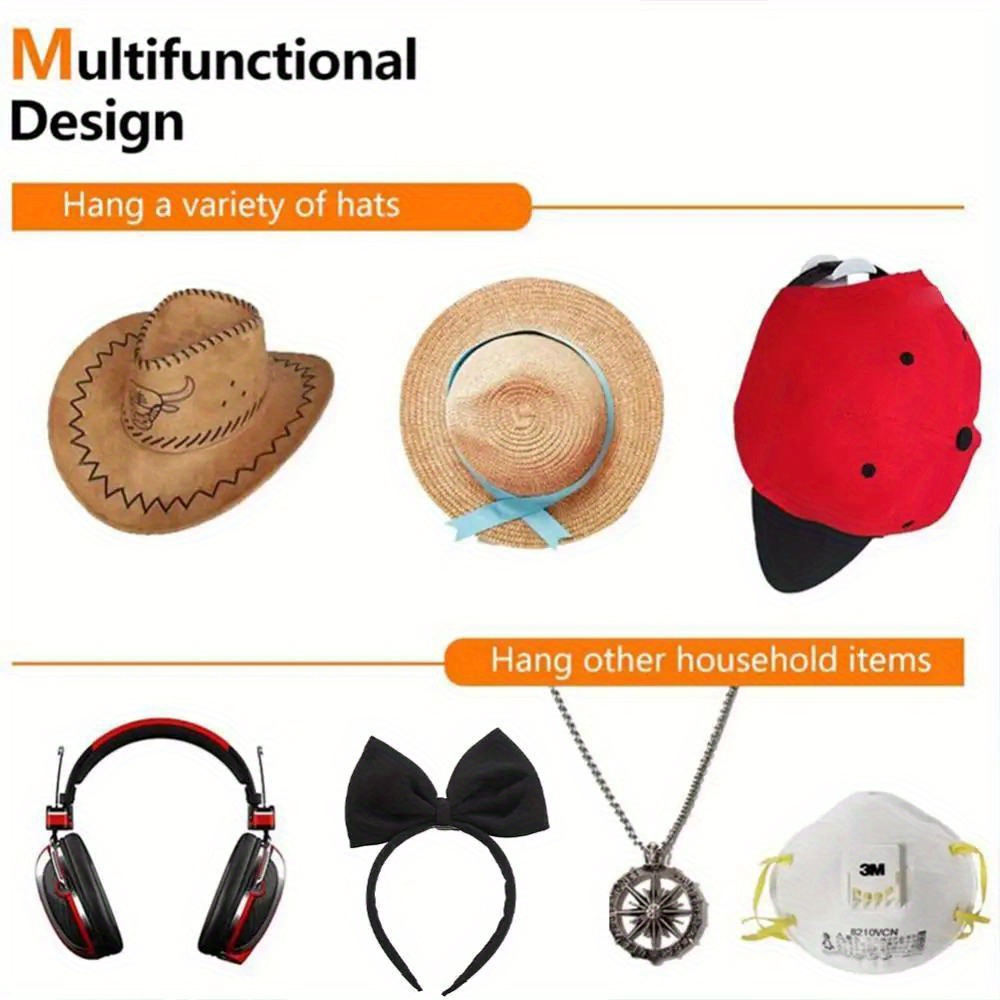 Miniatura 2 de Gancho De Gorras Y Accesorios x10 u