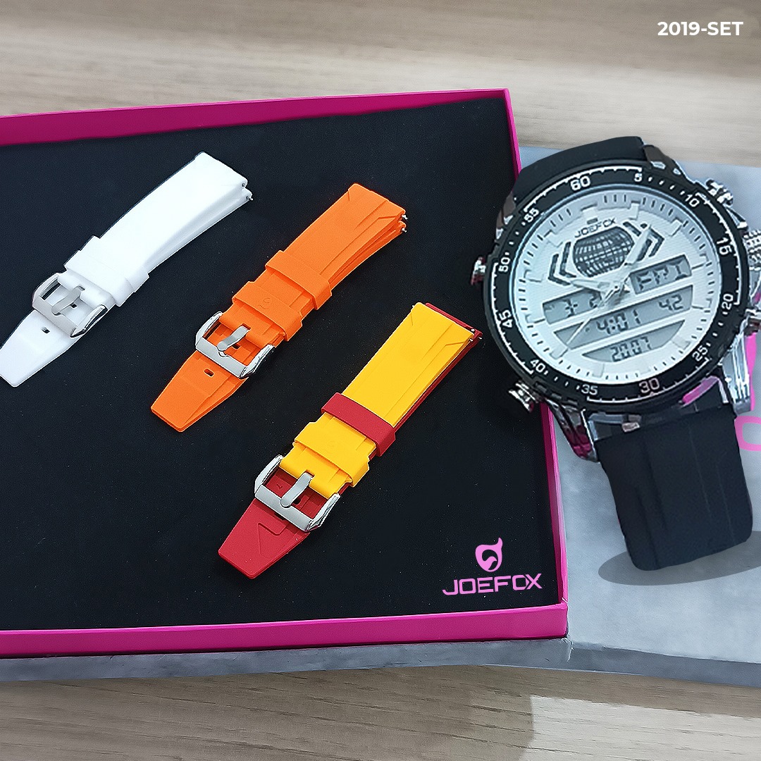 2019-SET RELOJ JOEFOX CUATRO EN UNO