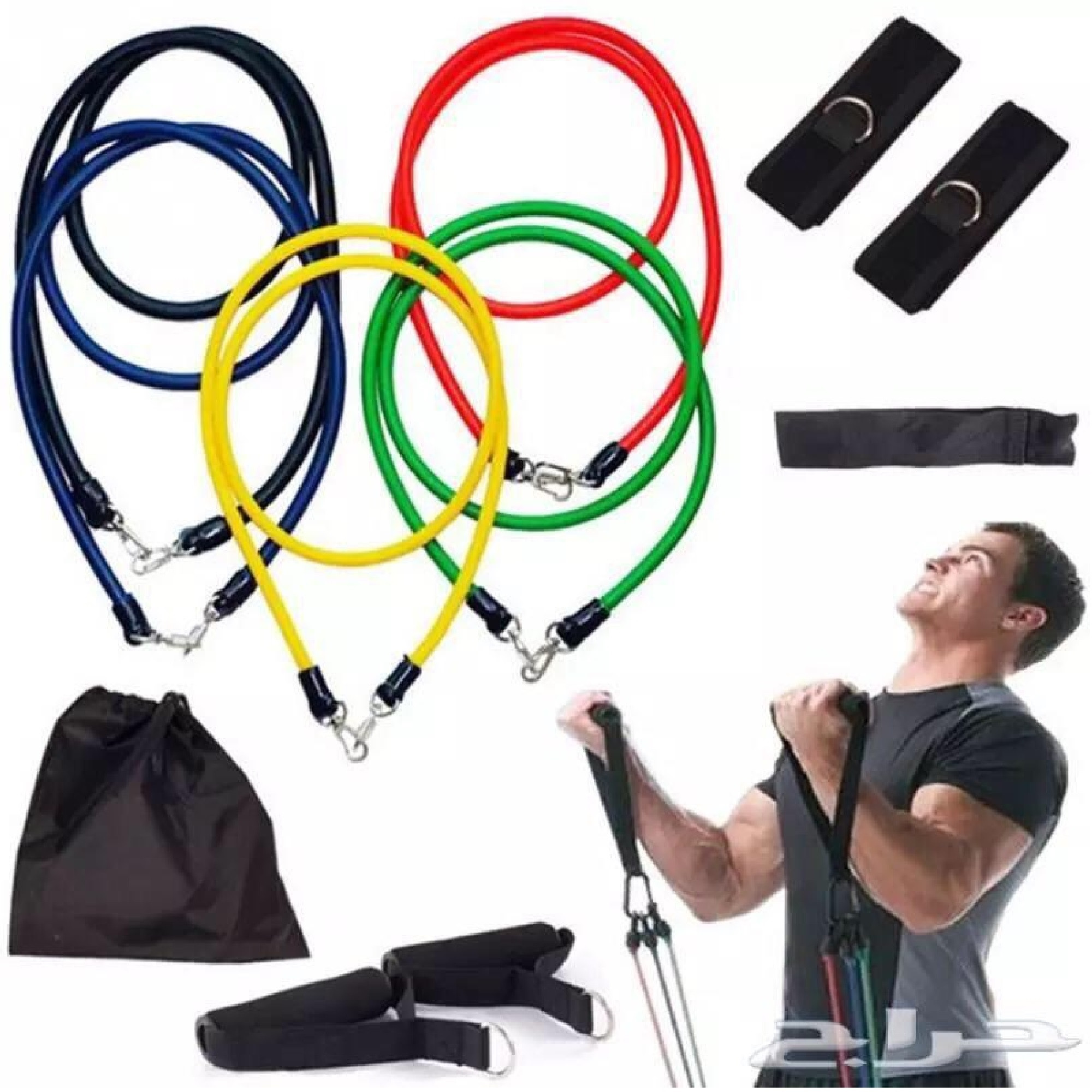 Miniatura 4 de Kit X 5 Bandas De Resistencia Tubulares